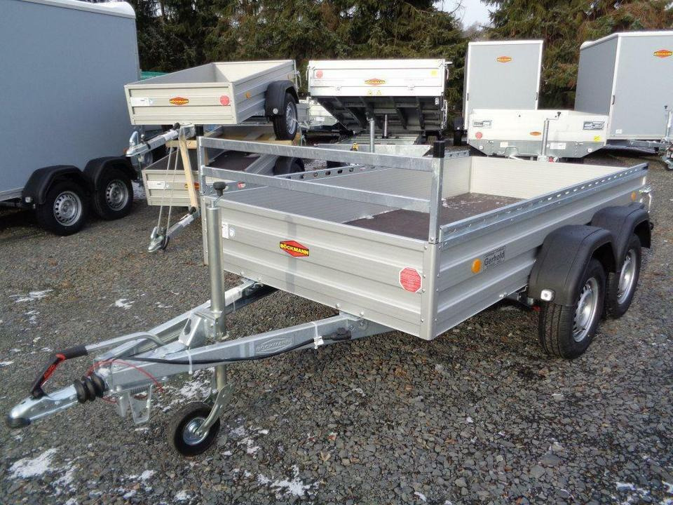 Böckmann PKW-Anhänger, 2000 kg, Tandem - Remolque caja abierta: foto 1 Böckmann PKW-Anhänger, 2000 kg, Tandem - Remolque caja abierta: foto 1
