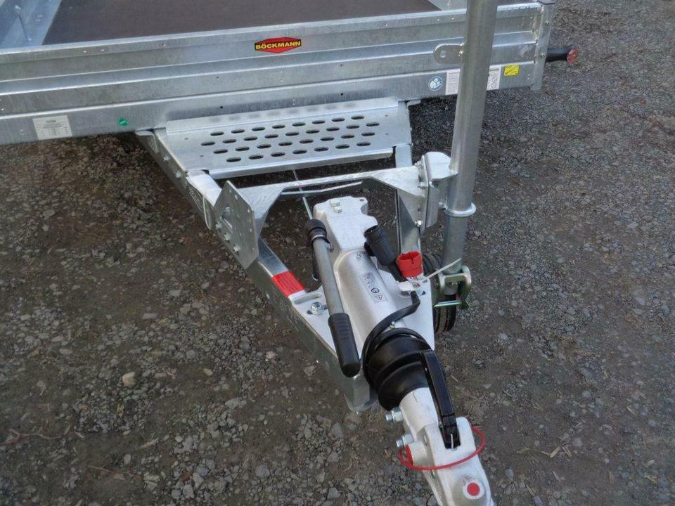 Remolque porta maquinaria Böckmann, PKW-Anhänger, Baumaschinentransporter, 3,5 to. 100 km/h: foto 7