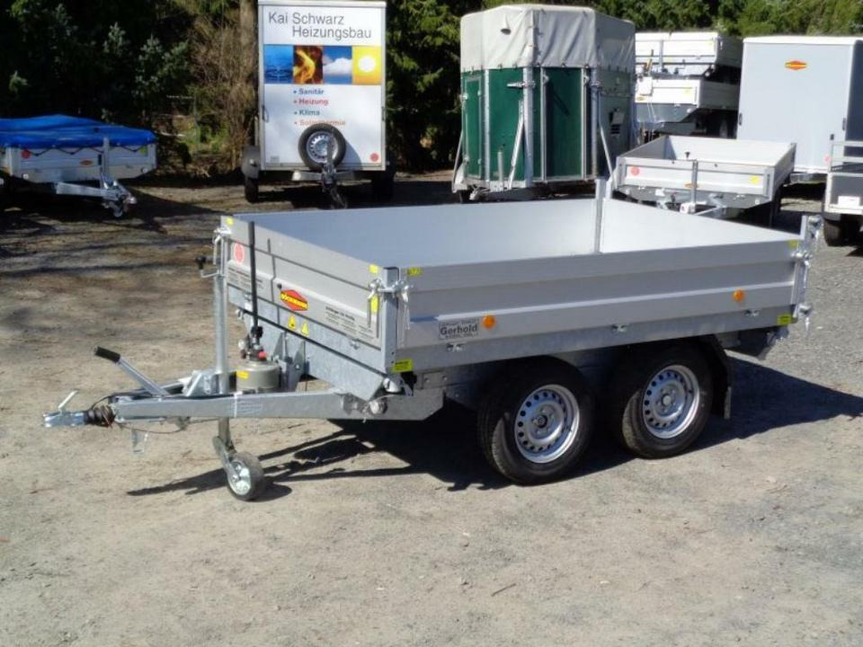 Böckmann PKW-Anhänger, Dreiseitenkipper, 2,7 to. - Remolque volquete: foto 3 Böckmann PKW-Anhänger, Dreiseitenkipper, 2,7 to. - Remolque volquete: foto 3