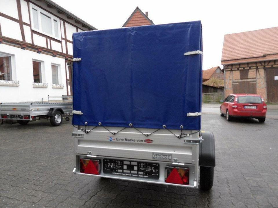 Pkw Anhänger, 750 kg, Alu Plane und Spriegel, 100 km/h - Remolque de coche: foto 3 Pkw Anhänger, 750 kg, Alu Plane und Spriegel, 100 km/h - Remolque de coche: foto 3