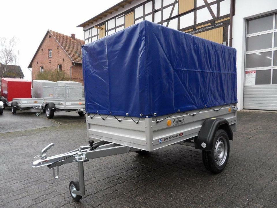 Pkw Anhänger, 750 kg, Alu Plane und Spriegel, 100 km/h - Remolque de coche: foto 1 Pkw Anhänger, 750 kg, Alu Plane und Spriegel, 100 km/h - Remolque de coche: foto 1