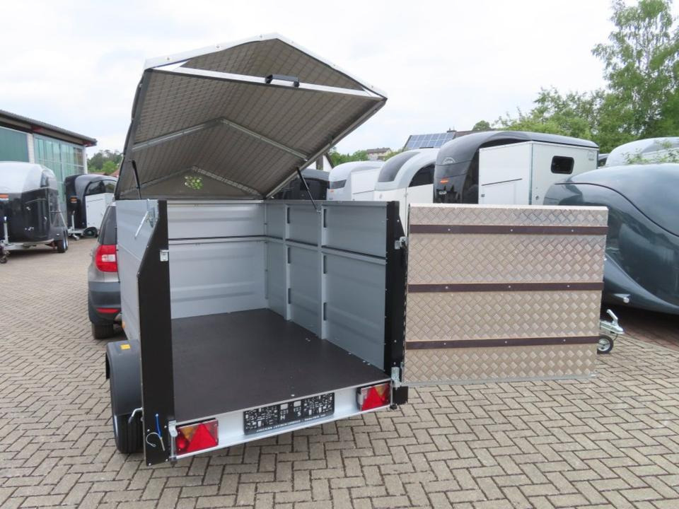 TPV Kleinviehanhänger 1,0t Flügeltür Viehanhänger Ziegen Schafe - Remolque transporte de ganado: foto 2 TPV Kleinviehanhänger 1,0t Flügeltür Viehanhänger Ziegen Schafe - Remolque transporte de ganado: foto 2