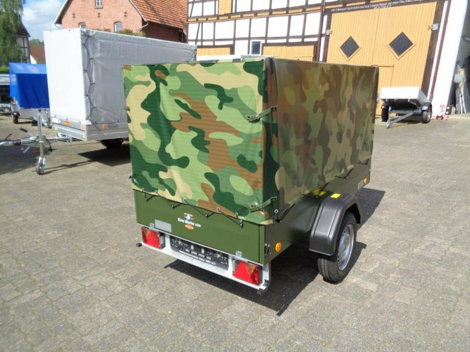 TPV PKW-Anhänger Plane und Spriegel 750 kg, Camouflage - Remolque de coche: foto 4 TPV PKW-Anhänger Plane und Spriegel 750 kg, Camouflage - Remolque de coche: foto 4