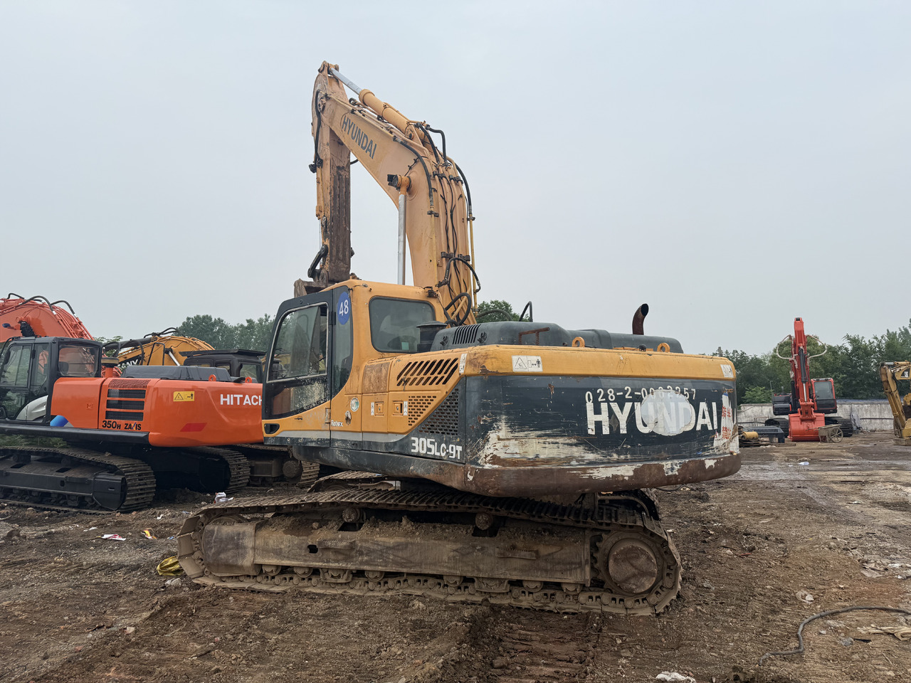 Excavadora de cadenas Hyundai used Hyundai 305-9t: foto 6