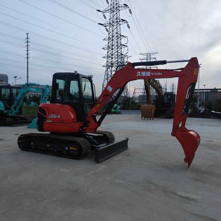 Used Heavy Construction Equipment Kubota U55-4 Excavator Used Machine - Excavadora de cadenas: foto 1 Used Heavy Construction Equipment Kubota U55-4 Excavator Used Machine - Excavadora de cadenas: foto 1