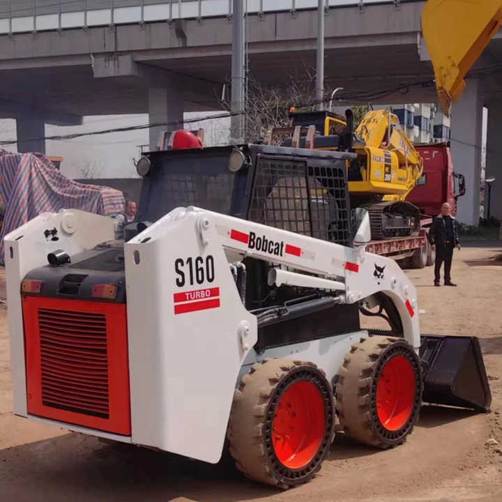 Used Bob Cat Bob Cat S160 Used Mini Skid Steer Wheel Loader Multifunctional Track Loaders Bobcat S160 2.7 Ton - Minicargadora: foto 3 Used Bob Cat Bob Cat S160 Used Mini Skid Steer Wheel Loader Multifunctional Track Loaders Bobcat S160 2.7 Ton - Minicargadora: foto 3