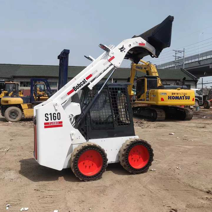 Used Bob Cat Bob Cat S160 Used Mini Skid Steer Wheel Loader Multifunctional Track Loaders Bobcat S160 2.7 Ton - Minicargadora: foto 1 Used Bob Cat Bob Cat S160 Used Mini Skid Steer Wheel Loader Multifunctional Track Loaders Bobcat S160 2.7 Ton - Minicargadora: foto 1