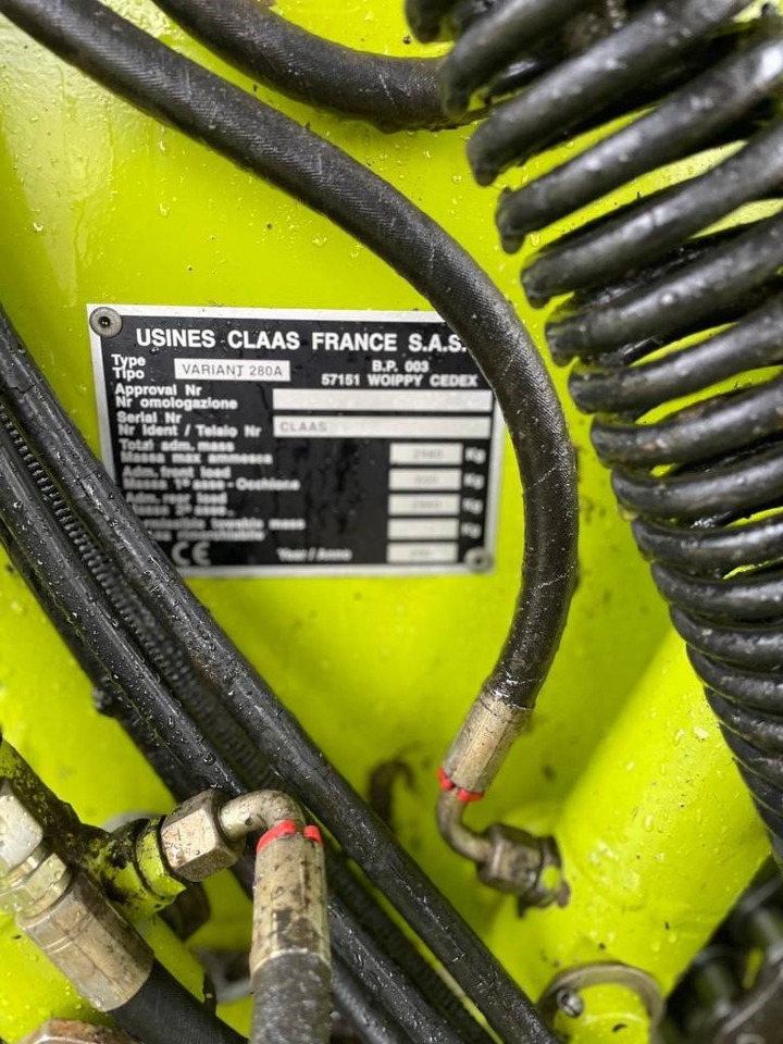 Claas Variant 280 - Rotoempacadora: foto 4 Claas Variant 280 - Rotoempacadora: foto 4