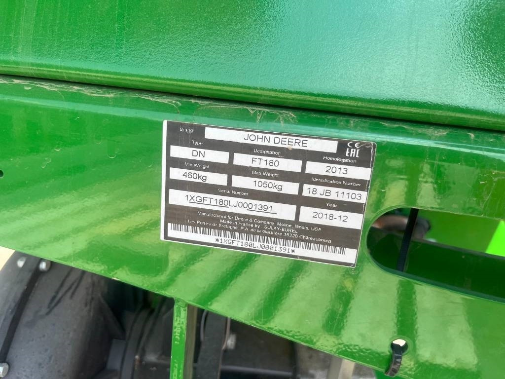 John Deere FT 180 - Esparcidor de fertilizantes: foto 4 John Deere FT 180 - Esparcidor de fertilizantes: foto 4