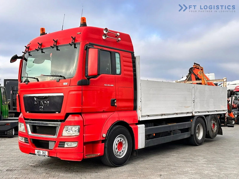 MAN TGX 26.480 Ciężarówka burtowa MAN TGX 26.480 6X2 / PALFINGER PK9002-EH B Crane / 80% Michelin - Camión grúa: foto 3 MAN TGX 26.480 Ciężarówka burtowa MAN TGX 26.480 6X2 / PALFINGER PK9002-EH B Crane / 80% Michelin - Camión grúa: foto 3