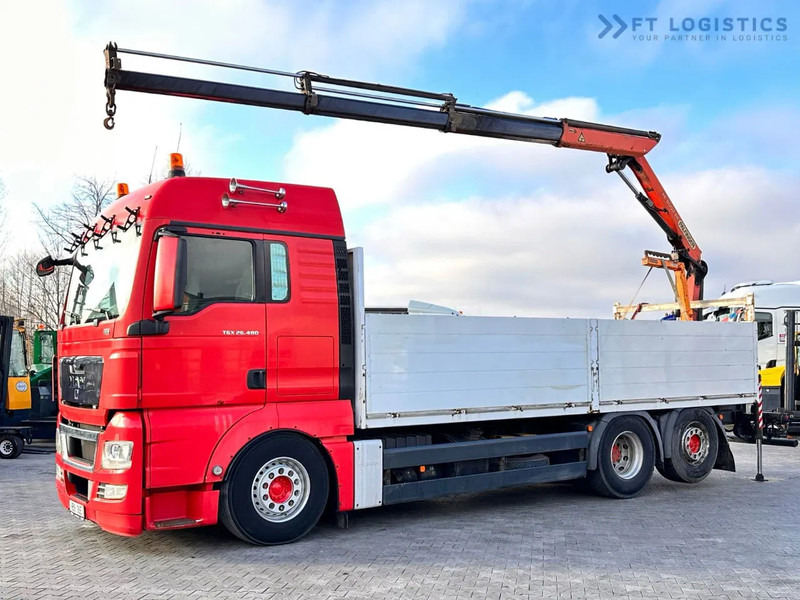 MAN TGX 26.480 Ciężarówka burtowa MAN TGX 26.480 6X2 / PALFINGER PK9002-EH B Crane / 80% Michelin Tire Dodać do ulubionych - Camión grúa: foto 1 MAN TGX 26.480 Ciężarówka burtowa MAN TGX 26.480 6X2 / PALFINGER PK9002-EH B Crane / 80% Michelin Tire Dodać do ulubionych - Camión grúa: foto 1