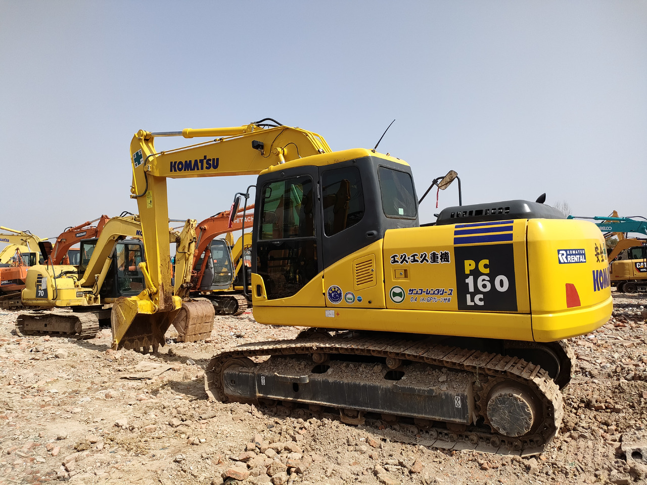 KOMATSU PC160-7 - Excavadora de cadenas: foto 1 KOMATSU PC160-7 - Excavadora de cadenas: foto 1