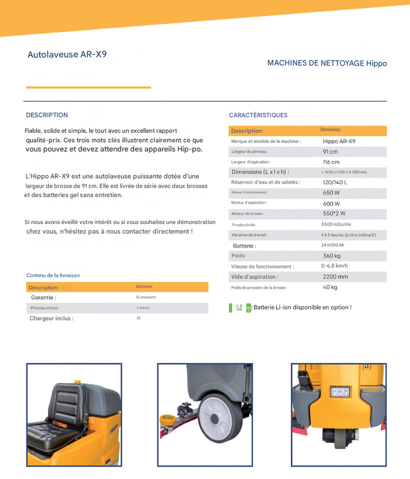 HIPPO AR-X9 - Barredora vial: foto 2 HIPPO AR-X9 - Barredora vial: foto 2