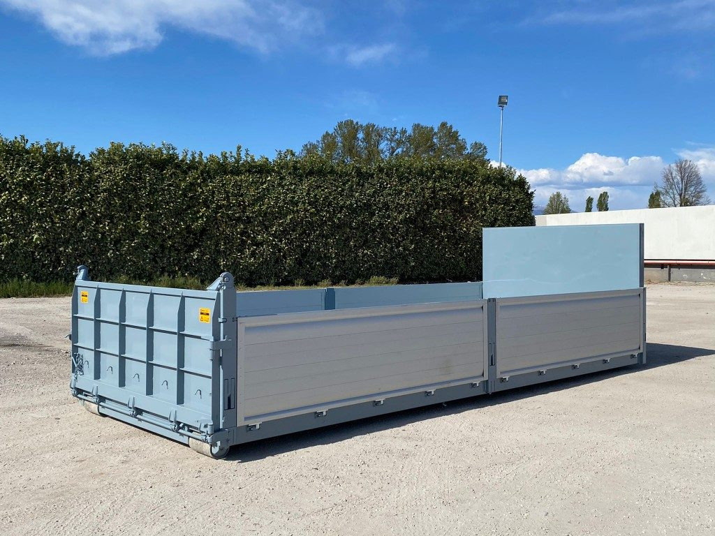 CONTAINER A PIANALE NUOVO CON SPONDE IN TR5 - Contenedor de gancho: foto 3 CONTAINER A PIANALE NUOVO CON SPONDE IN TR5 - Contenedor de gancho: foto 3