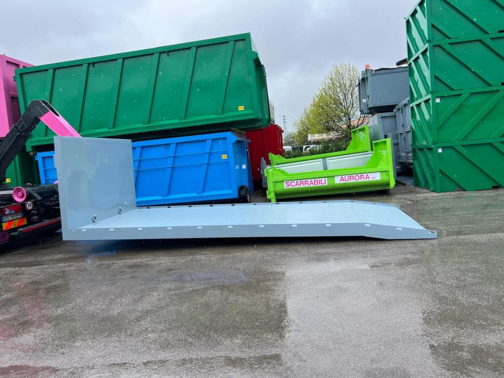 CONTAINER A PIANALE SENZA SPONDE CON CODA A ZERO P - Contenedor de gancho: foto 3 CONTAINER A PIANALE SENZA SPONDE CON CODA A ZERO P - Contenedor de gancho: foto 3