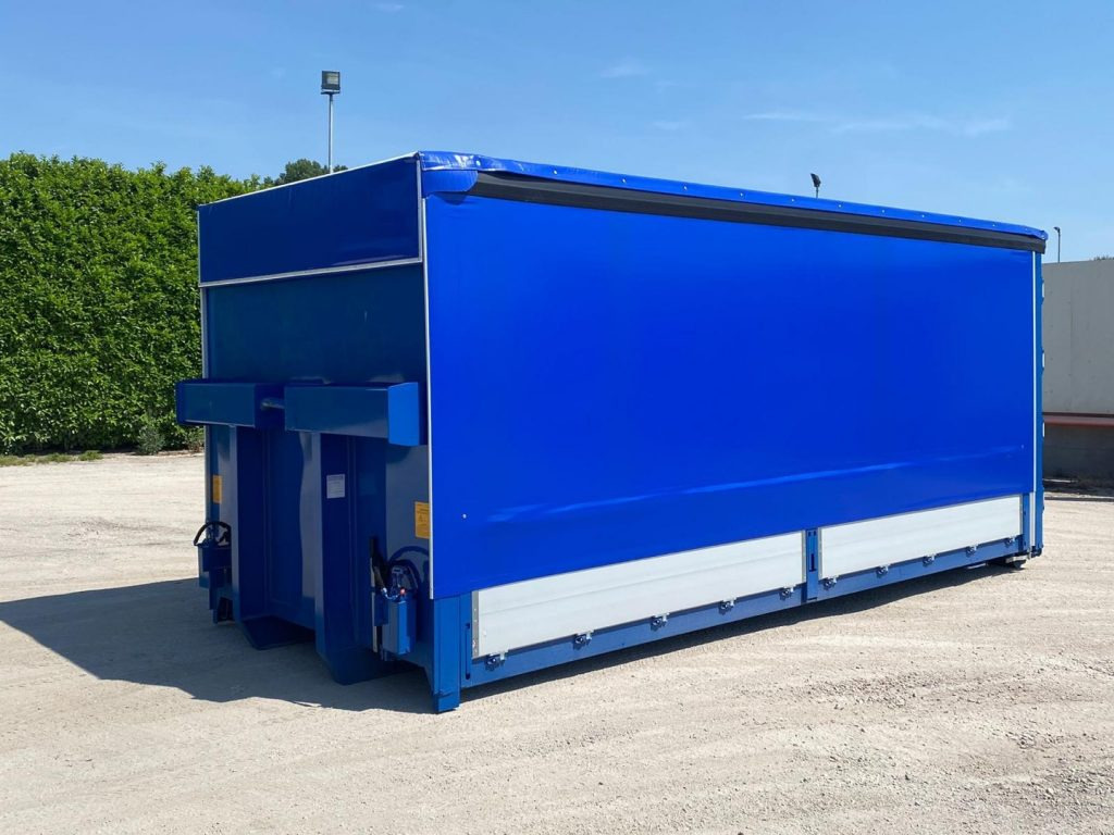 CONTAINER SCARRABILE NUOVO CENTINATO CON ALZA E A - Contenedor de gancho: foto 1 CONTAINER SCARRABILE NUOVO CENTINATO CON ALZA E A - Contenedor de gancho: foto 1