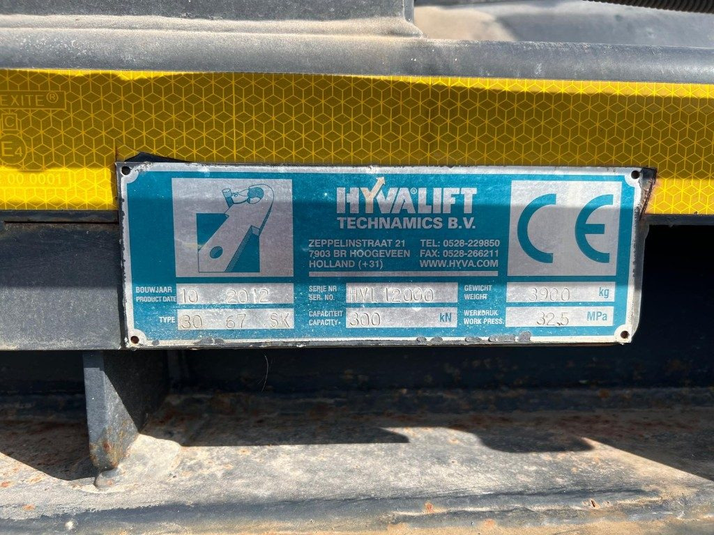 Semirremolque portacontenedore/ Intercambiable TECNOKAR SEMIRIMORCHIO TECNOKAR SCARRABILE CON GRU: foto 8