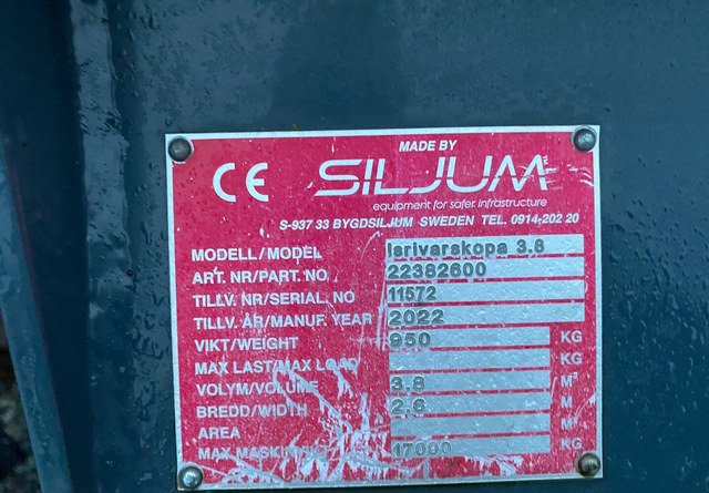 Siljum MekanPolannekauha 3,8m3 - Cazo cargador: foto 3 Siljum MekanPolannekauha 3,8m3 - Cazo cargador: foto 3