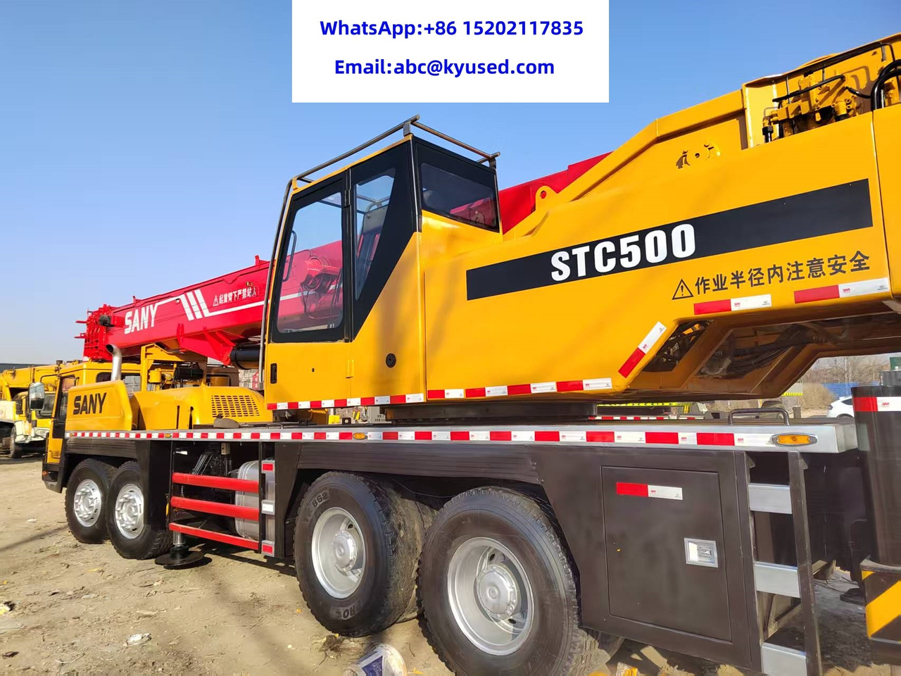 SANY STC500 STC750 STC800 STC250 25T 50T 75T 80TON CRANE - Autogrúa: foto 3 SANY STC500 STC750 STC800 STC250 25T 50T 75T 80TON CRANE - Autogrúa: foto 3