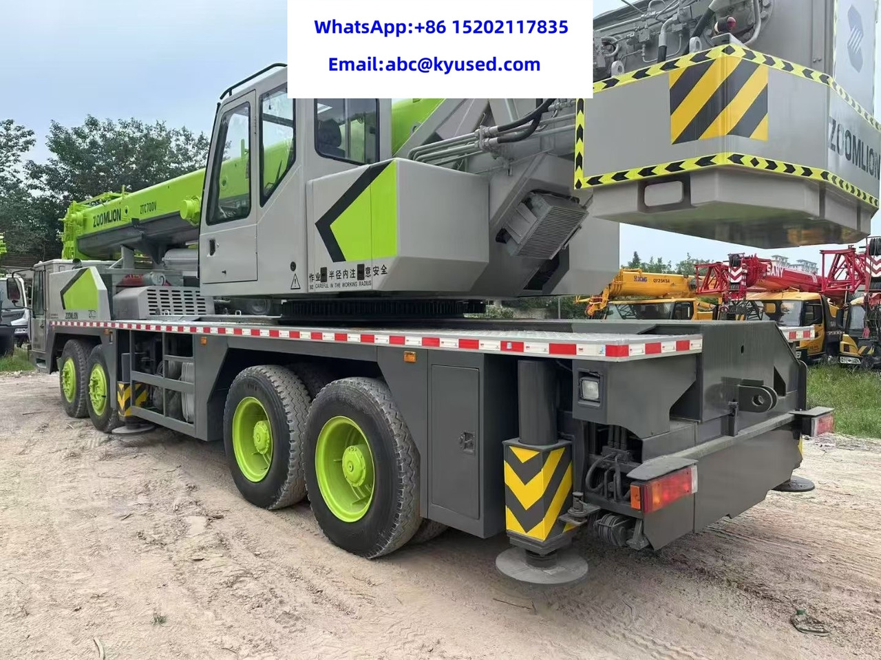 ZOOMLION QY70V ZTC700V QY80V ZTC800V 70TON 80TON CRANE - Autogrúa: foto 3 ZOOMLION QY70V ZTC700V QY80V ZTC800V 70TON 80TON CRANE - Autogrúa: foto 3