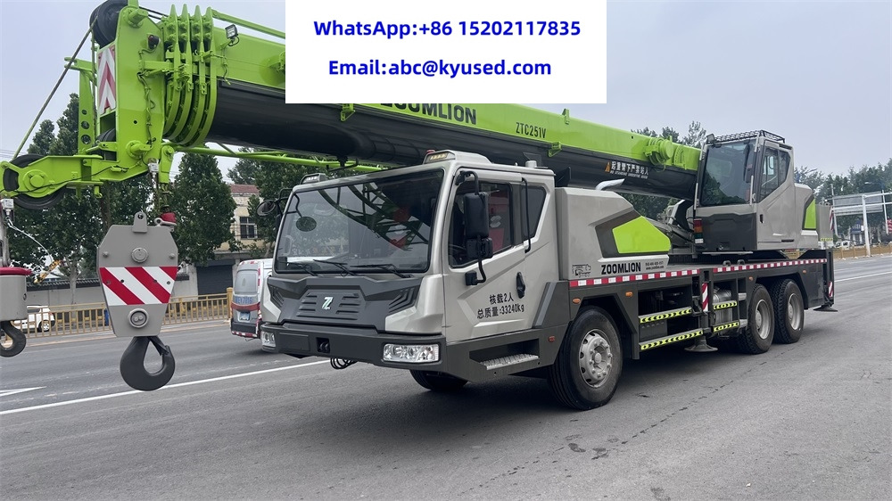 ZOOMLION ZTC251V QY25V 25TON 30TON 35TON 40TON 50TON 55TON 70TON 80TON 100T - Autogrúa: foto 1 ZOOMLION ZTC251V QY25V 25TON 30TON 35TON 40TON 50TON 55TON 70TON 80TON 100T - Autogrúa: foto 1