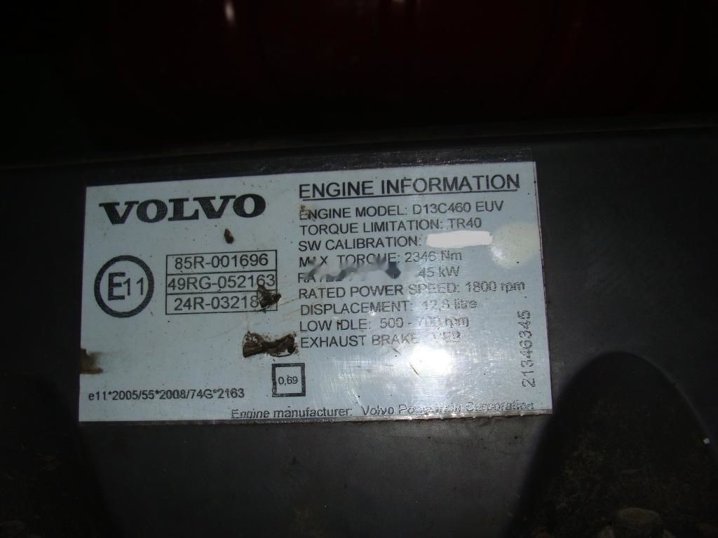 Volvo D13C EUV 460 Volvo FH13 - Motor para Camión: foto 5 Volvo D13C EUV 460 Volvo FH13 - Motor para Camión: foto 5
