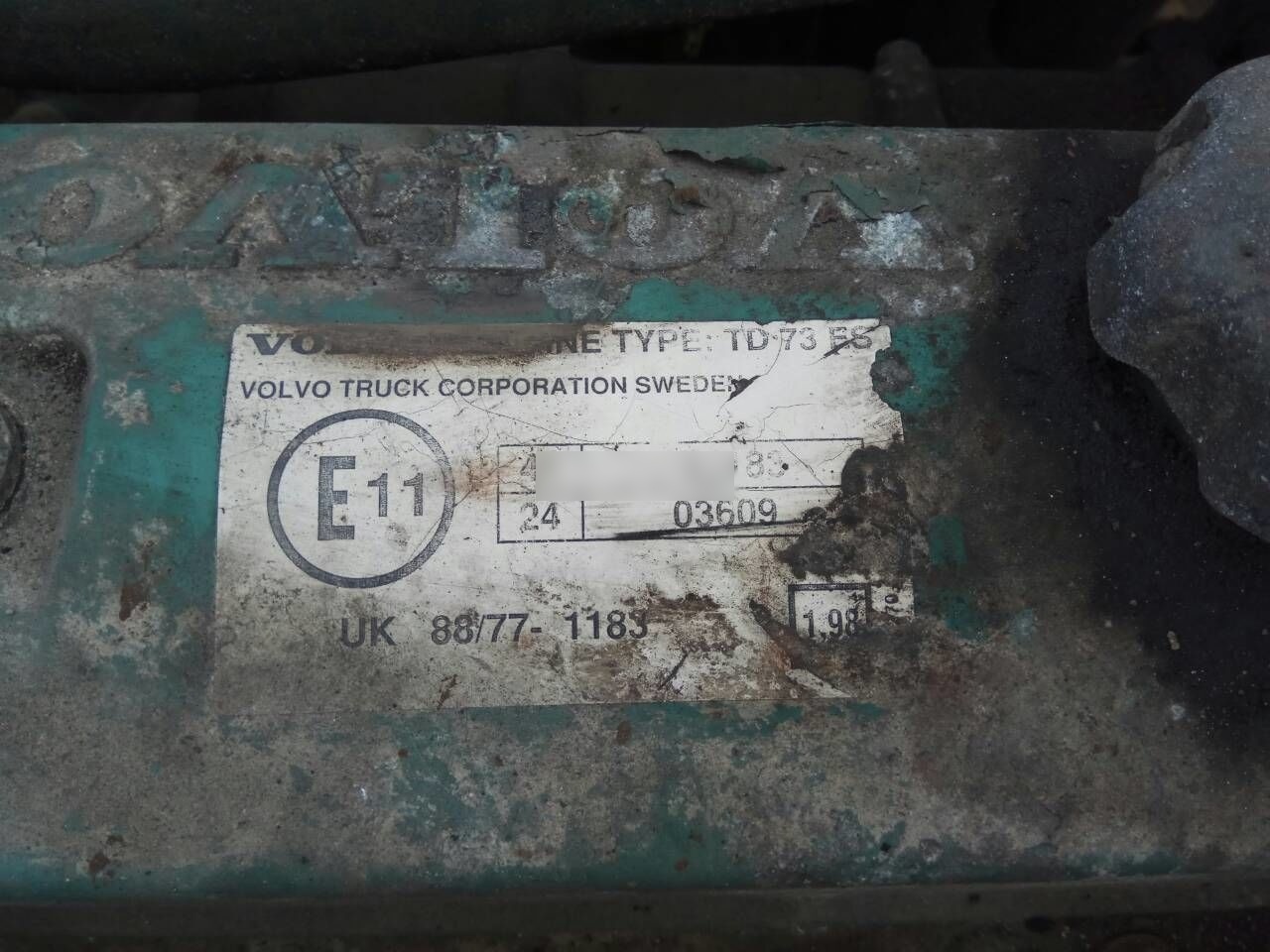 Volvo TD73E Volvo FL7 - Motor para Camión: foto 5 Volvo TD73E Volvo FL7 - Motor para Camión: foto 5