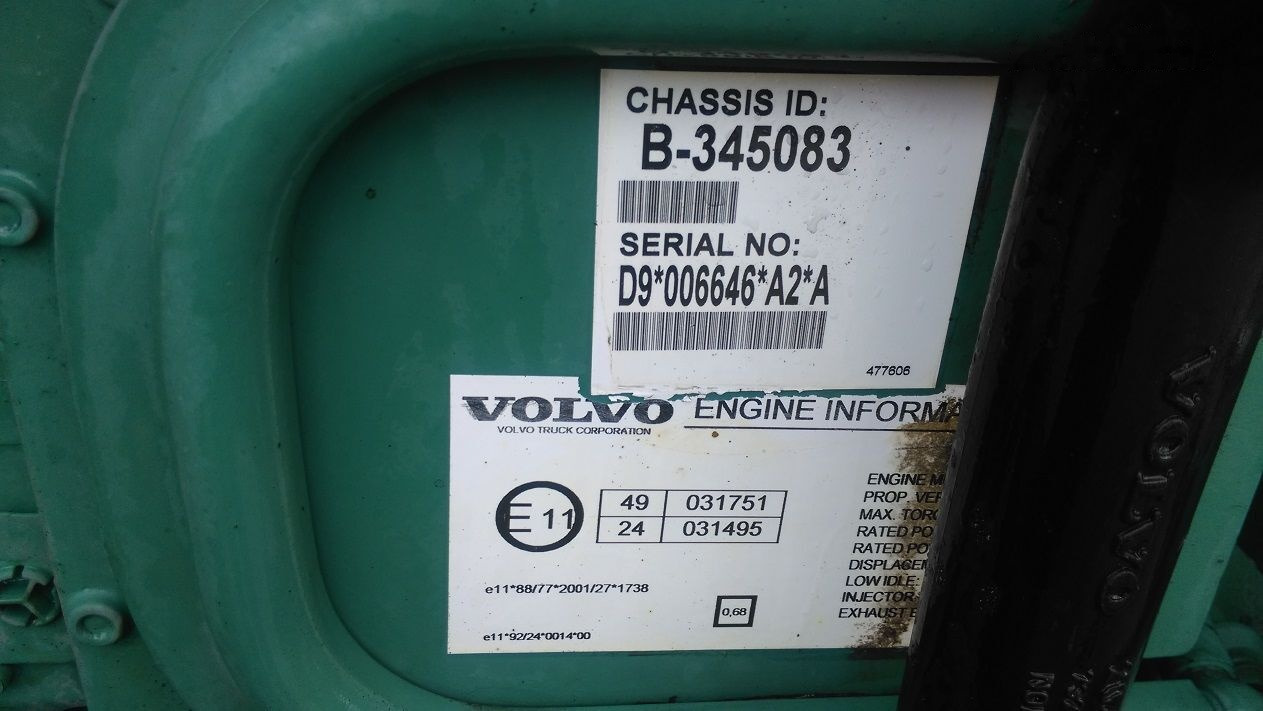 Volvo D9A 260 300 340 Volvo FM - Motor para Camión: foto 4 Volvo D9A 260 300 340 Volvo FM - Motor para Camión: foto 4