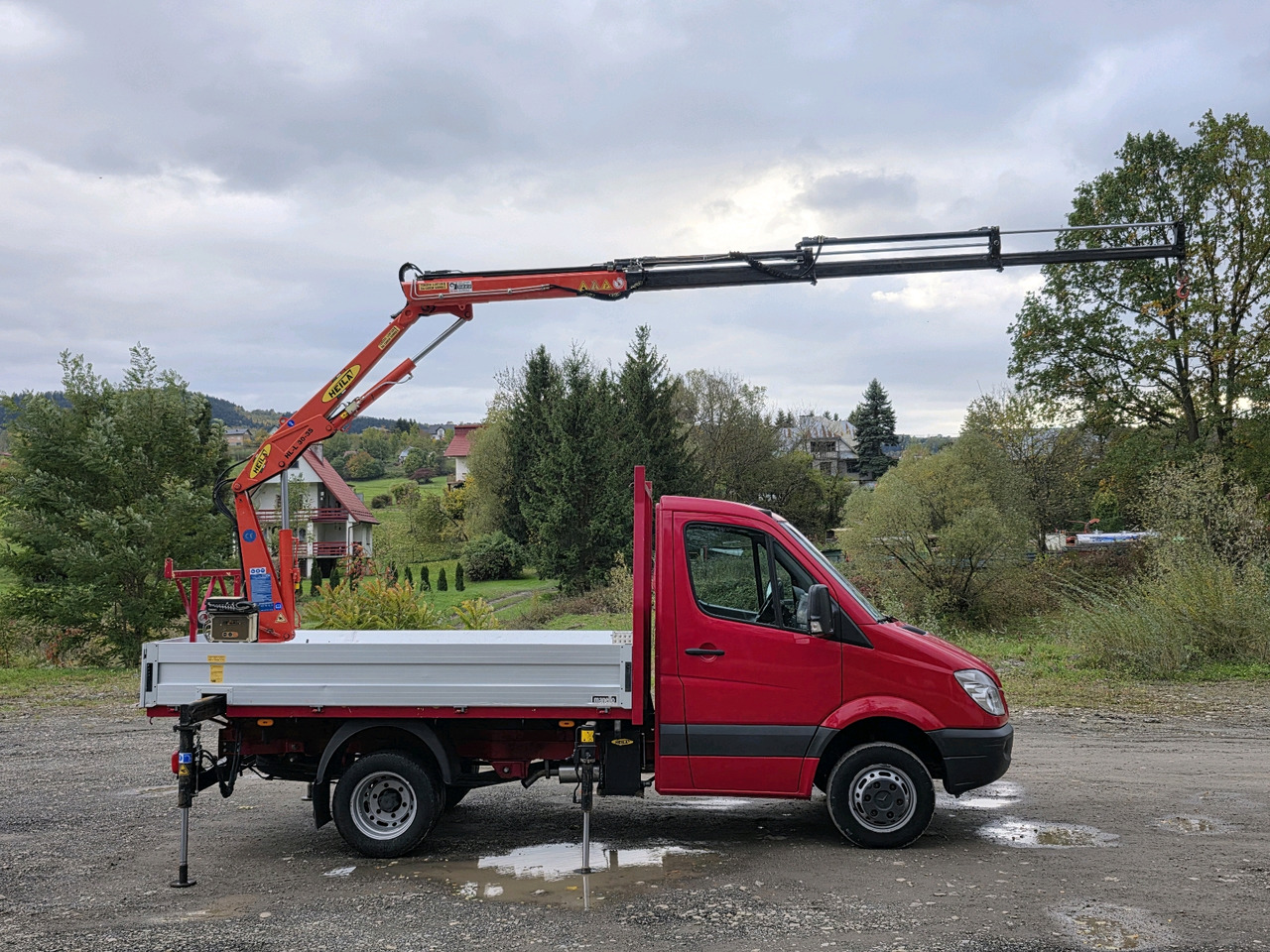Mercedes-Benz Sprinter 418 CDI Skrzynia +HDS 10.5 M +Pilot ! 87000km ! - Caja abierta furgoneta: foto 3 Mercedes-Benz Sprinter 418 CDI Skrzynia +HDS 10.5 M +Pilot ! 87000km ! - Caja abierta furgoneta: foto 3