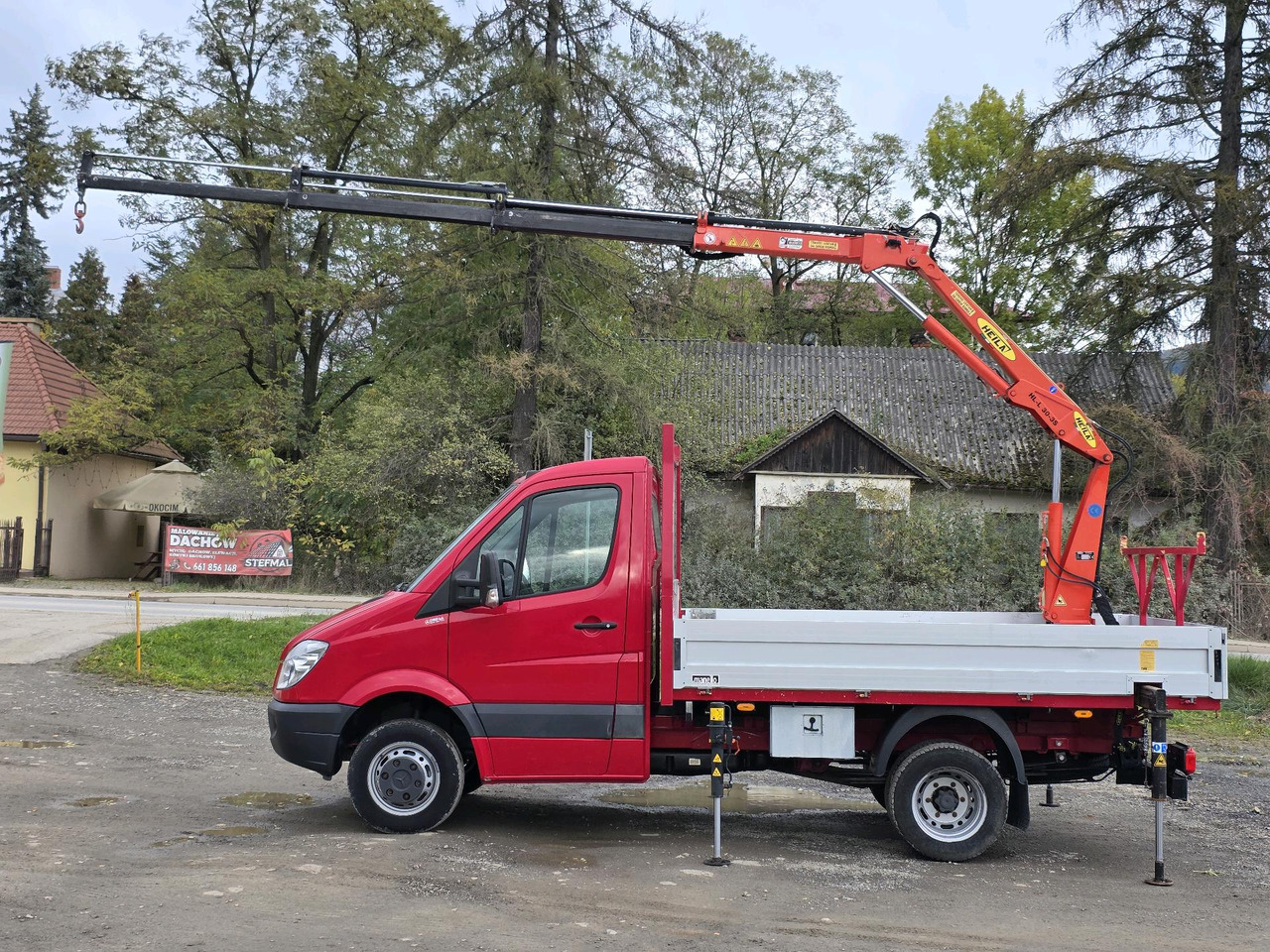 Mercedes-Benz Sprinter 418 CDI Skrzynia +HDS 10.5 M +Pilot ! 87000km ! - Caja abierta furgoneta: foto 4 Mercedes-Benz Sprinter 418 CDI Skrzynia +HDS 10.5 M +Pilot ! 87000km ! - Caja abierta furgoneta: foto 4