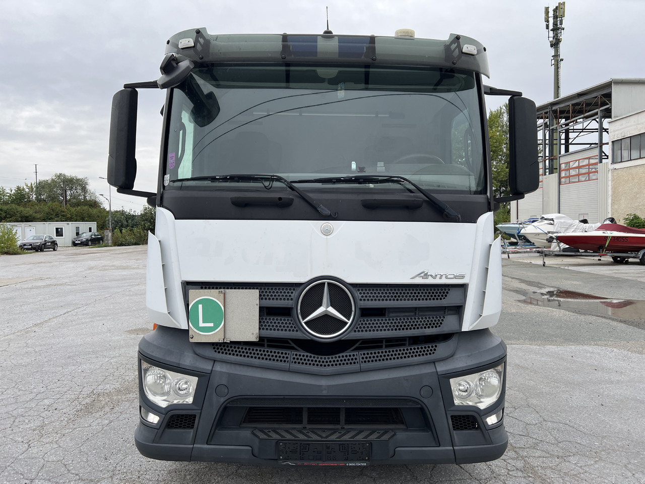 Camión transporte de bebidas para transporte de bebidas MERCEDES-BENZ ANTOS 18.30 L automatische Seitenladung | LBW | Klima | Tempomat: foto 17