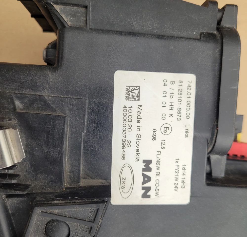 HALOGEN LEWY MAN TGL E6 ORYGINAL 81.25101-6573 CHWALIM116 - Luz/ Iluminación para Camión: foto 4 HALOGEN LEWY MAN TGL E6 ORYGINAL 81.25101-6573 CHWALIM116 - Luz/ Iluminación para Camión: foto 4