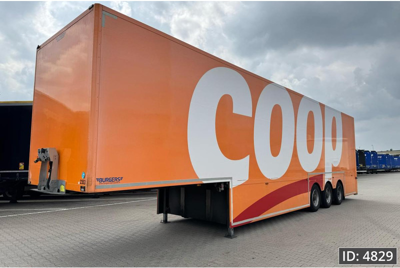 BURGERS Double-Deck / Steering axle / Tail lift / 7 pieces - Semirremolque caja cerrada: foto 1 BURGERS Double-Deck / Steering axle / Tail lift / 7 pieces - Semirremolque caja cerrada: foto 1