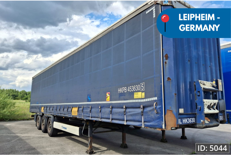 Krone SD / BPW Disk / Huckepack - Semirremolque lona: foto 1 Krone SD / BPW Disk / Huckepack - Semirremolque lona: foto 1