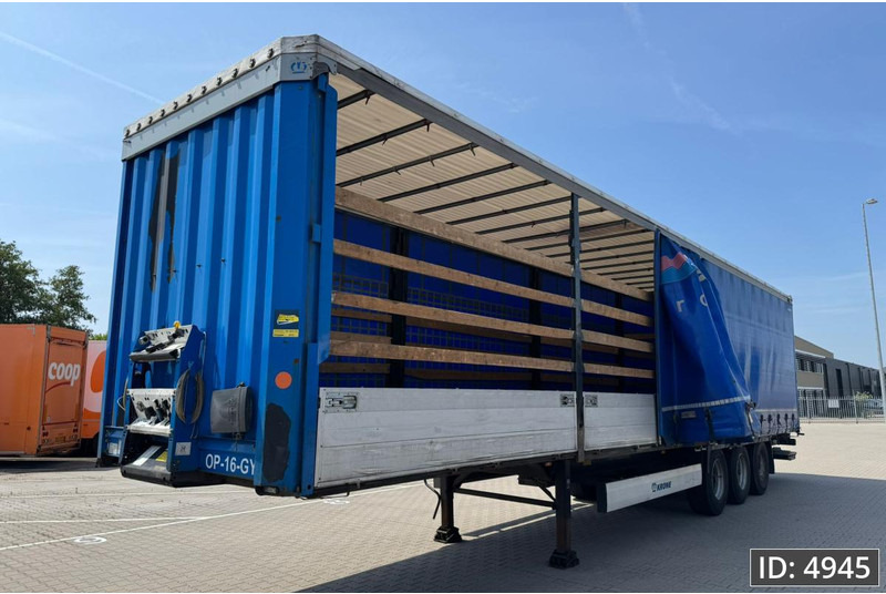 Krone SD / Sideboards / Drum brakes / DHOLLANDIA 2000KG - Semirremolque lona: foto 1 Krone SD / Sideboards / Drum brakes / DHOLLANDIA 2000KG - Semirremolque lona: foto 1