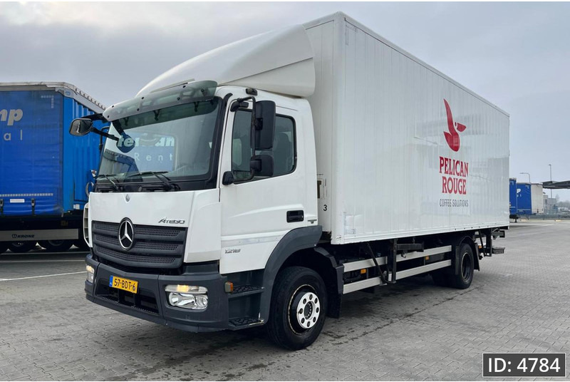 Mercedes-Benz Atego 1218 Day Cab, Euro 5, BDF / Automatic / standklima / DHOLLANDIA 2000KG - Camión portacontenedore/ Intercambiable: foto 1 Mercedes-Benz Atego 1218 Day Cab, Euro 5, BDF / Automatic / standklima / DHOLLANDIA 2000KG - Camión portacontenedore/ Intercambiable: foto 1