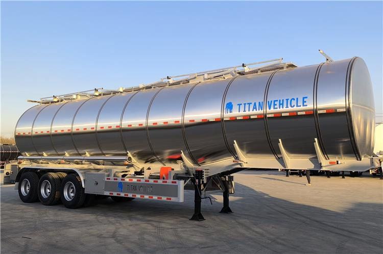TITAN 3 Axle 45000L Stainless Steel Tanker Trailer for Sale In Panama - Semirremolque cisterna: foto 1 TITAN 3 Axle 45000L Stainless Steel Tanker Trailer for Sale In Panama - Semirremolque cisterna: foto 1