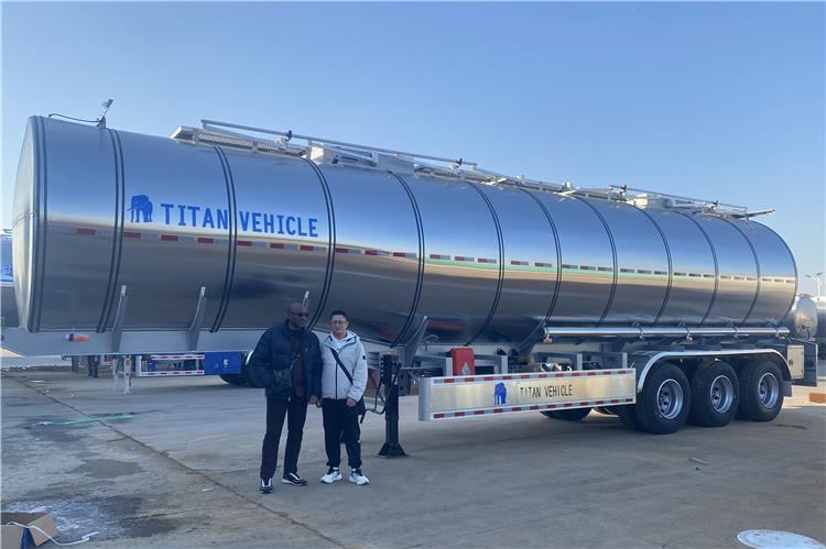 TITAN 3 Axle 45000L Stainless Steel Tanker Trailer for Sale In Panama - Semirremolque cisterna: foto 2 TITAN 3 Axle 45000L Stainless Steel Tanker Trailer for Sale In Panama - Semirremolque cisterna: foto 2