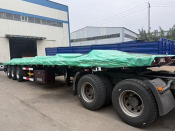TITAN Semi Truck Flatbed Traile for Sale in Saudi Arabia - Semirremolque plataforma/ Caja abierta: foto 4 TITAN Semi Truck Flatbed Traile for Sale in Saudi Arabia - Semirremolque plataforma/ Caja abierta: foto 4