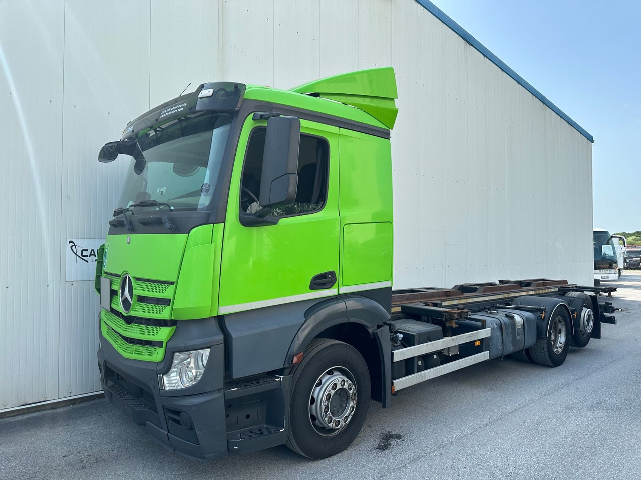 Mercedes-Benz Actros 2748 Wiesel Mafi Telberg - Camión portacontenedore/ Intercambiable, Camión grúa: foto 1 Mercedes-Benz Actros 2748 Wiesel Mafi Telberg - Camión portacontenedore/ Intercambiable, Camión grúa: foto 1