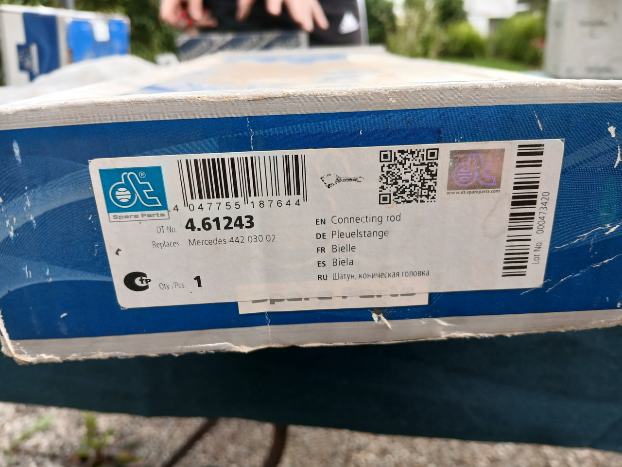 Conrod DT 461243 for Mercedes - Biela: foto 2 Conrod DT 461243 for Mercedes - Biela: foto 2