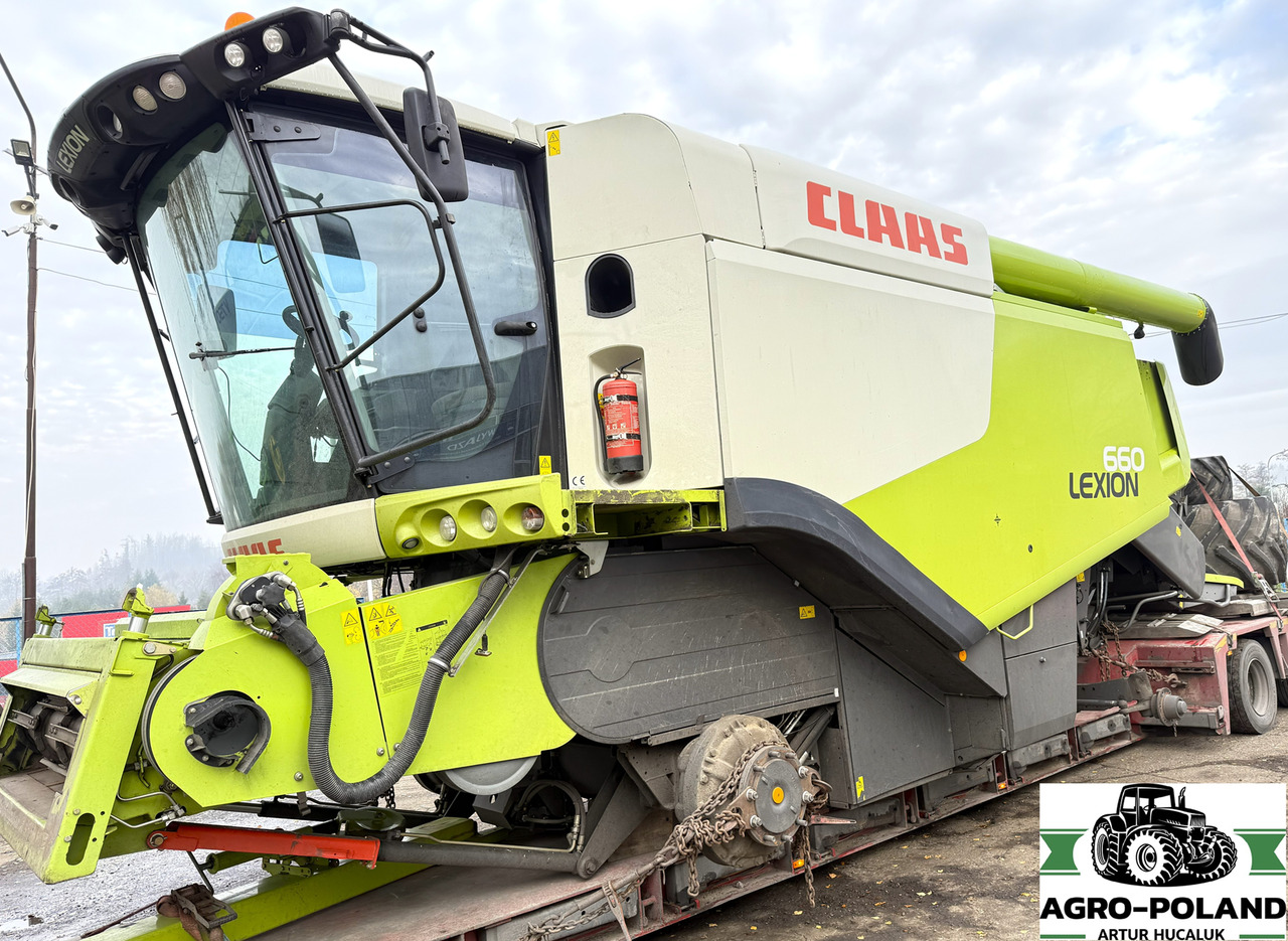 CLAAS LEXION 660 - 2013 ROK - NOWSZY MODEL - 2468 H - VARIO 750 - Cosechadora de granos: foto 2 CLAAS LEXION 660 - 2013 ROK - NOWSZY MODEL - 2468 H - VARIO 750 - Cosechadora de granos: foto 2