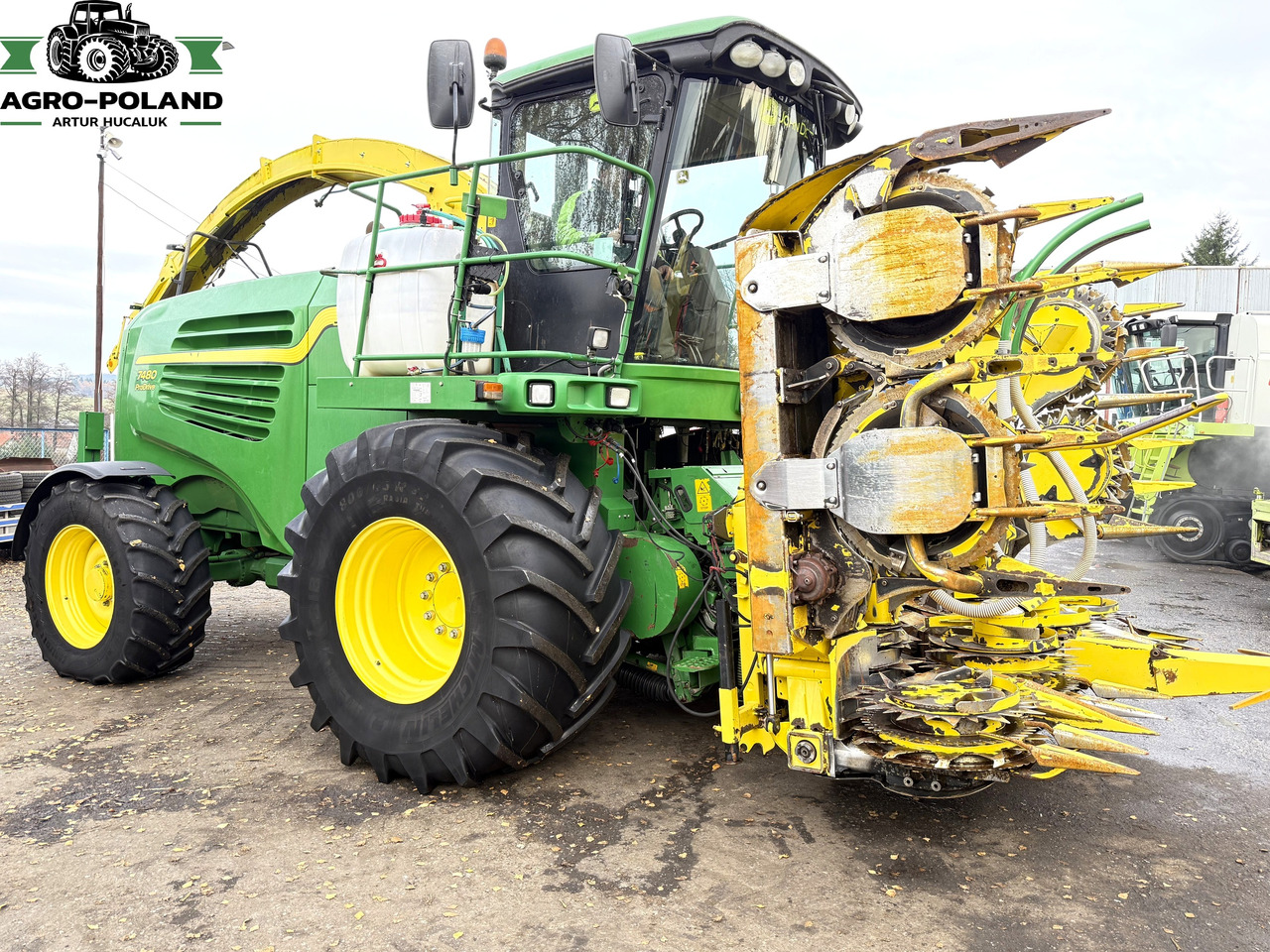 JOHN DEERE 7480 - ProDrive - 4x4 - 2014 rok - Kemper 360 plus - Pickup 630c - 40 km/h - Cosechadora de forraje: foto 1 JOHN DEERE 7480 - ProDrive - 4x4 - 2014 rok - Kemper 360 plus - Pickup 630c - 40 km/h - Cosechadora de forraje: foto 1