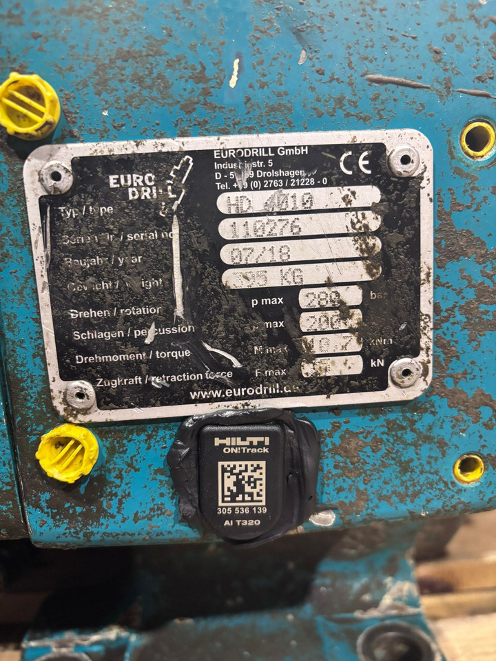 Eurodrill HD4010 - Perforadora: foto 3 Eurodrill HD4010 - Perforadora: foto 3