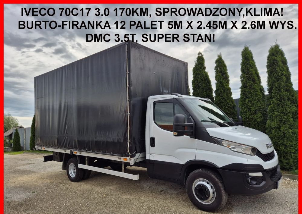 Iveco 70C17 3.0 170KM Skrzyniowy - Furgoneta con caja de lona: foto 1 Iveco 70C17 3.0 170KM Skrzyniowy - Furgoneta con caja de lona: foto 1