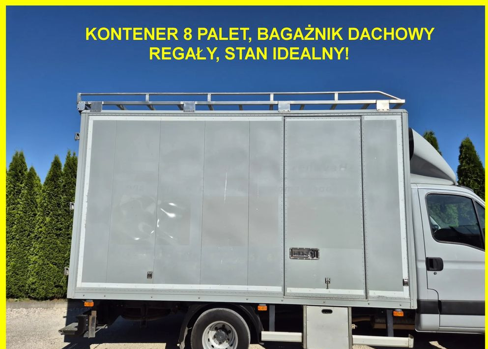 Kontener 8 palet Iveco, wysoki 230cm, bagażnik dachowy, regały, stan idealny! - Caja cerrada: foto 1 Kontener 8 palet Iveco, wysoki 230cm, bagażnik dachowy, regały, stan idealny! - Caja cerrada: foto 1