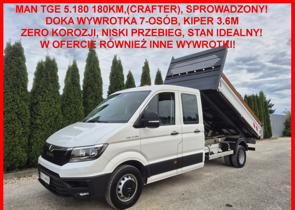 MAN MAN TGE 5.180 180KM - Volquete furgoneta: foto 2 MAN MAN TGE 5.180 180KM - Volquete furgoneta: foto 2