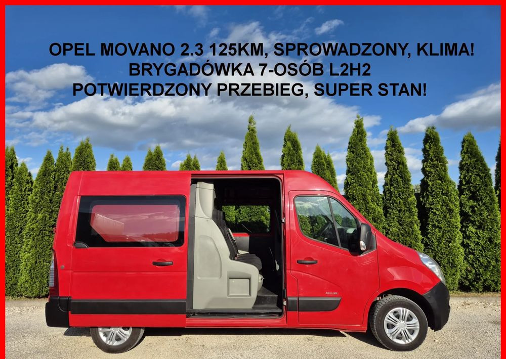 Opel Movano 2.3 125KM L2H2 Dubel Kabina - Furgoneta combi: foto 2 Opel Movano 2.3 125KM L2H2 Dubel Kabina - Furgoneta combi: foto 2
