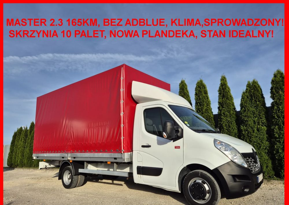 Renault Master 2.3 165KM Bez Adblue Skrzyniowy - Furgoneta con caja de lona: foto 1 Renault Master 2.3 165KM Bez Adblue Skrzyniowy - Furgoneta con caja de lona: foto 1