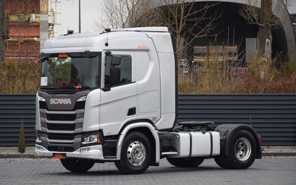 Scania R450 / HYDRAULIKA / RETARDER / ACC / KLIMA / FULL LEDY / ALUFELGI / SERWISOWANA / SPROWADZONA - Cabeza tractora: foto 1 Scania R450 / HYDRAULIKA / RETARDER / ACC / KLIMA / FULL LEDY / ALUFELGI / SERWISOWANA / SPROWADZONA - Cabeza tractora: foto 1